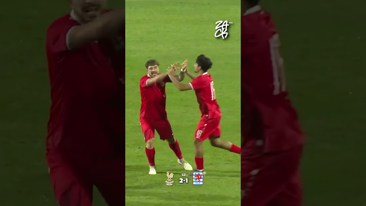 Résumé France Espoirs vs Luxembourg Espoirs