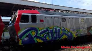 Arrivo alla Stazione di Castelfranco Veneto (TV) E.652 160 + 150 in LIS Livrea MIR