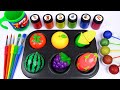 Satisfying Video l How to Make Rainbow Lollipop With Candy, Glitter, Rainbow Fruit Cutting ASMR