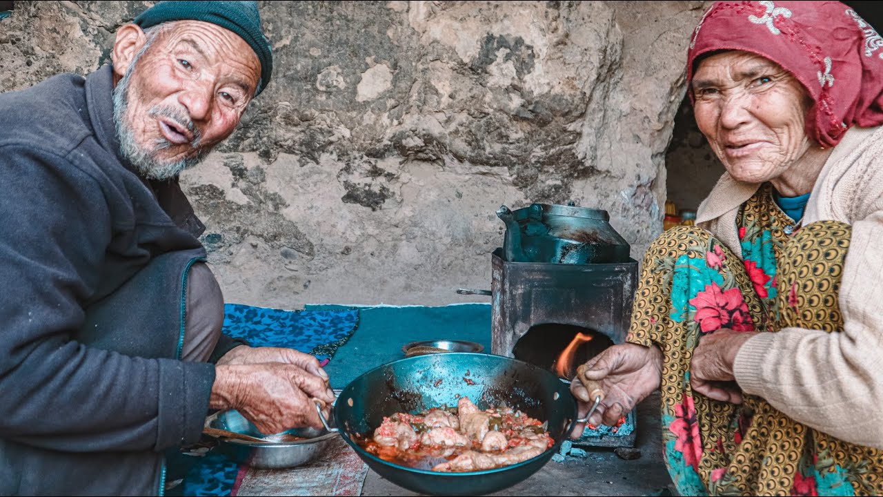CAVE OF LOVE: Real Village Life Cooking Documentary