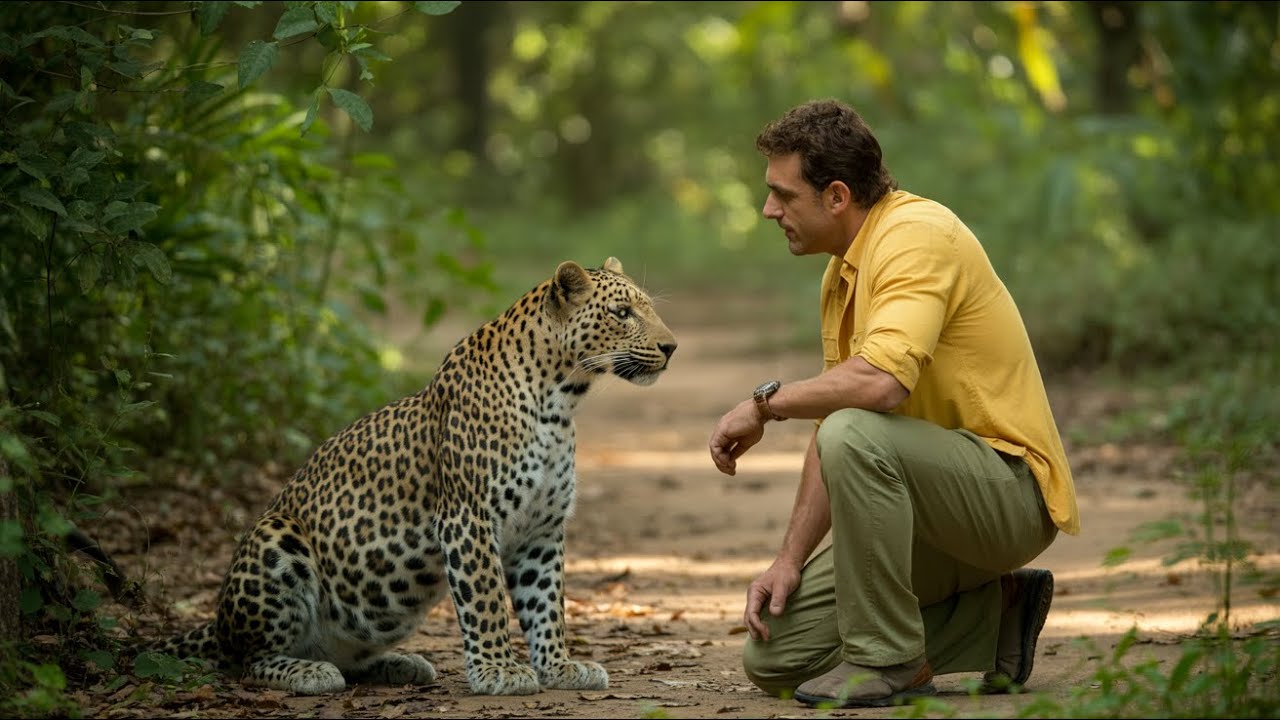 Ignoring All Warnings, He Reunited with the Leopard He Raised as a Child — Then This Happened