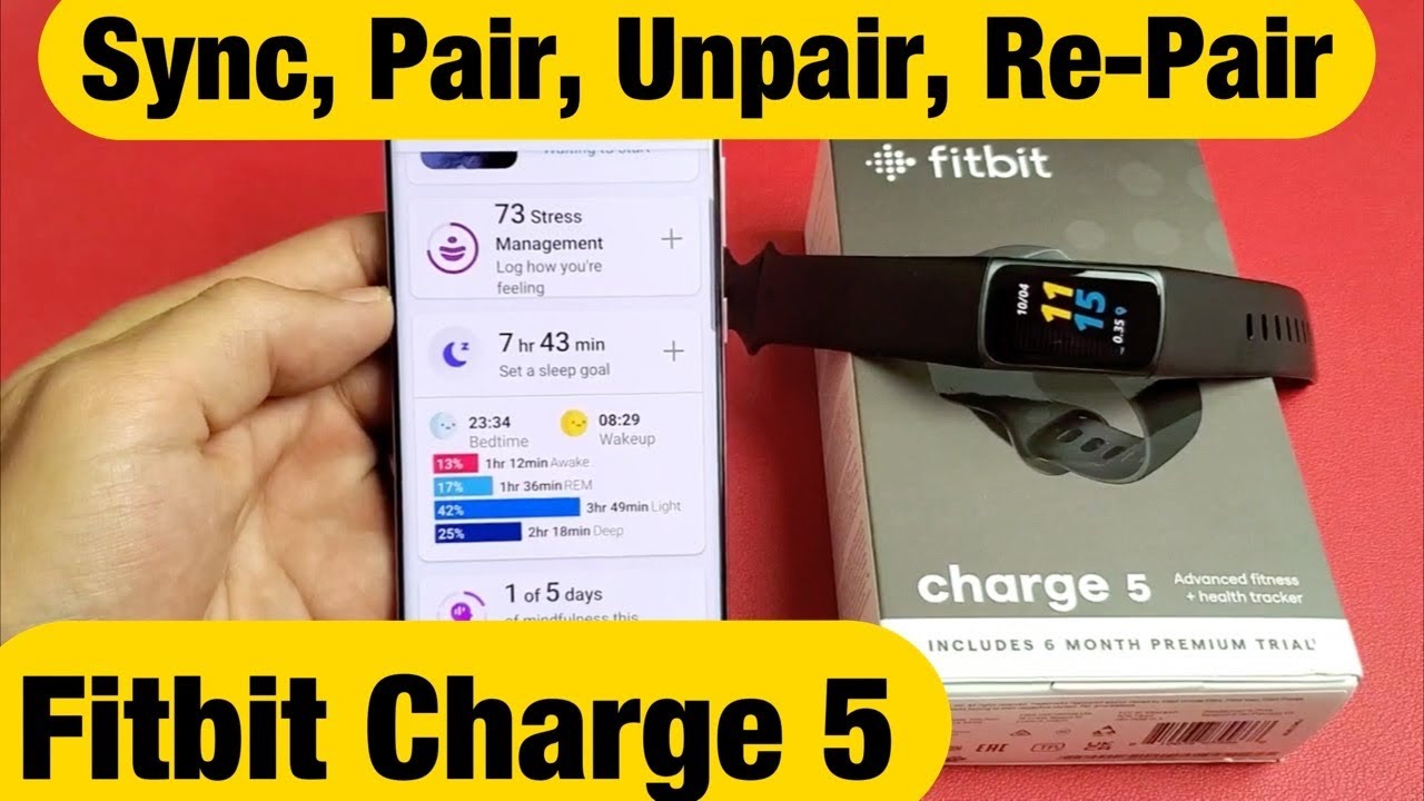 Tung lastbil ~ side metrisk Fitbit Charge 5: How to Sync, Pair, Unpair, & Re-Pair - YouTube