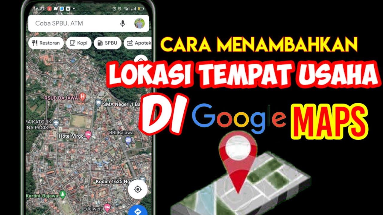 Cara Menambahkan Lokasi Tempt Usaha di Google Maps - YouTube