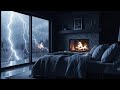 Calm Rain Window Ambience for Relaxing Sleep and Study