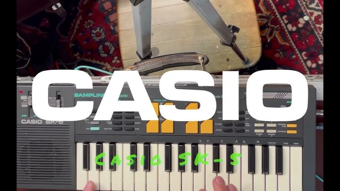 Casio SK-5, 4 Samples of 8 Bit 80s Bliss. Synths You Didn