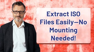 Extract ISO Files Easily—No Mounting Needed!