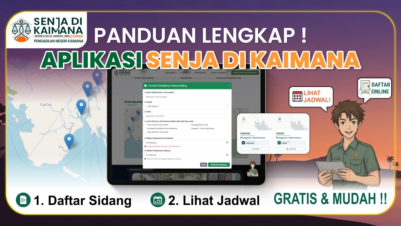 Aplikasi SENJA DI KAIMANA