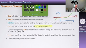 Econ 480 - Lecture 9: Nonparametric Regression