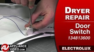 Electrolux Dryer - Error Codes 41 or 42 - Door Switch Repair and Diagnostic