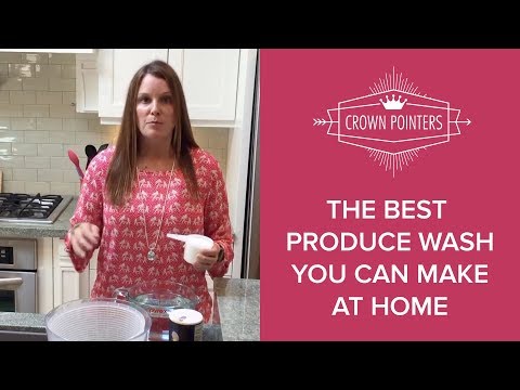 The Best Homemade Produce Wash