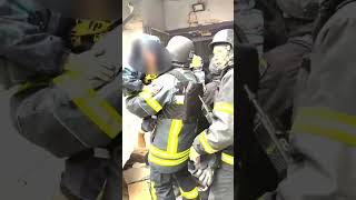 Перші хвилини після влучання в дитсадок у Харкові