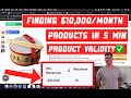 Finding YOUR FIRST $10,000/MONTH Product in 2020! AMAZING Product Research Method Using Helium10