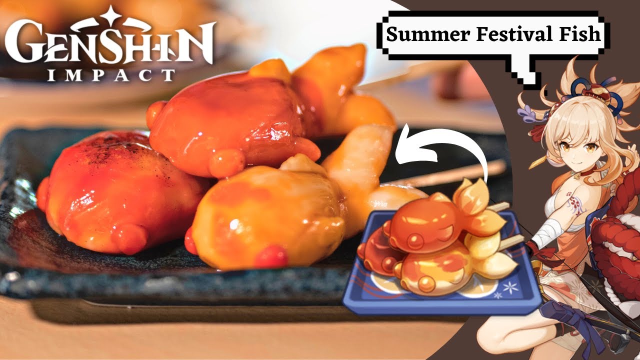 Yoimiya's Signature Dish "Summer Festival Fish" Genshin Impact Food