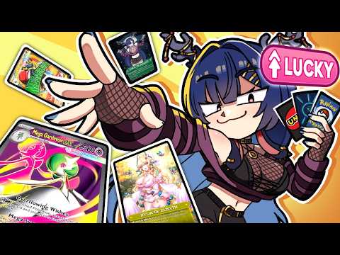 We Got INSANE Luck Opening These Card Packs — Pokemon & VTuber TCG