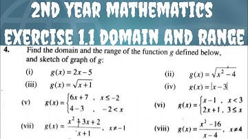 FSC  part 2 || 2nd year math || C#1  Ex 1.1 Q # 4 || Function and limits || Urdu/Hindi || 12th Class