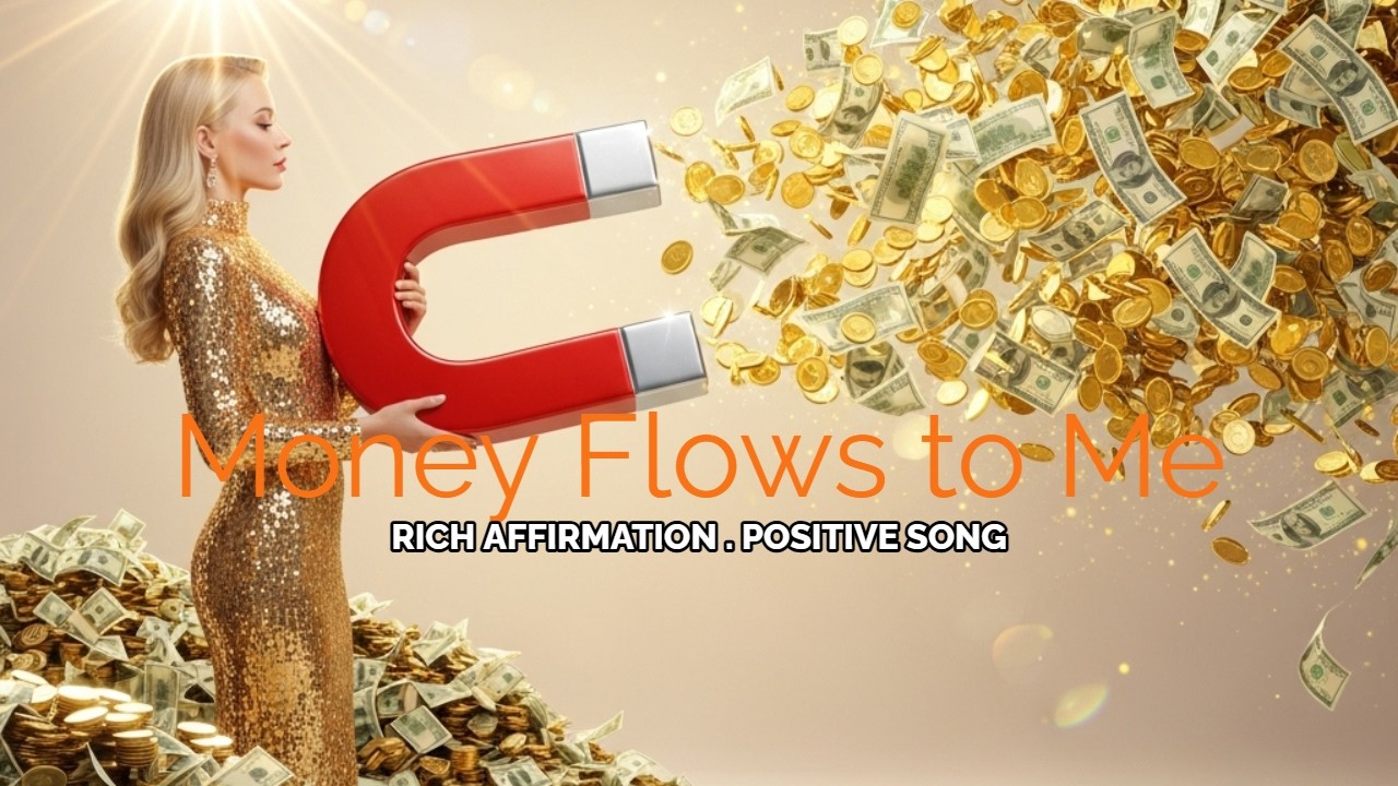 Rich Affirmation Song 🎵 MONEY FLOWS TO ME  🎵 AFFIRMATION SONG