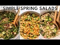 3 Simple Spring-Inspired Salads (Vegan)