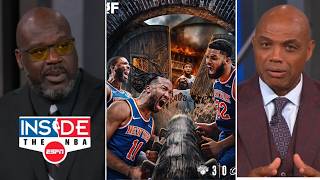 Inside The NBA | "Jalen Brunson is the greatest dwarf ever" -Shaq on Knicks CRUSH Cavs in Game 3