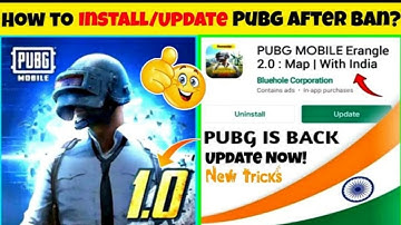 HOW TO UPDATE PUBG 1.0.0 AFTER BAN?😍 INSTALL/UPDATE PUBG FROM PLAYSTORE😍PUBG UNBAN IN INDIA