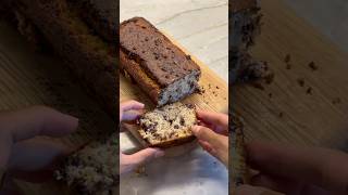 healthy & delicious banana bread!! 🤎#easyrecipe #bananabread #healthysnacks #eatwithme #trending