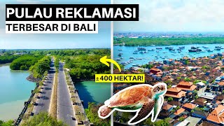 75% Buatan! Pulau Unik Dekat Pelabuhan Benoa & Bandara Bali | Serangan