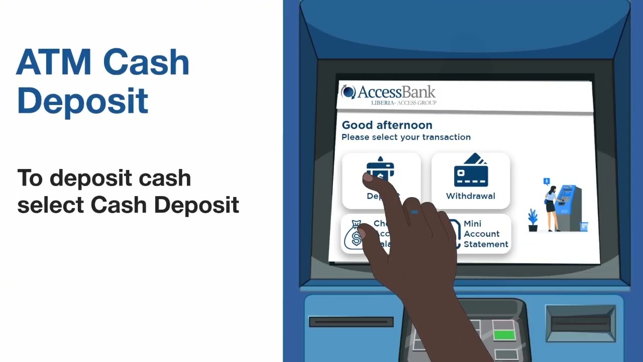 AcessBank's Biometric ATM animation