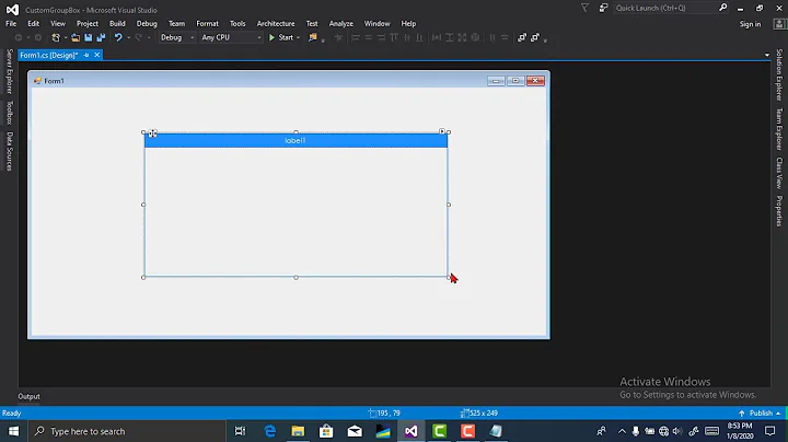 How to Create Custom Group Box in C#