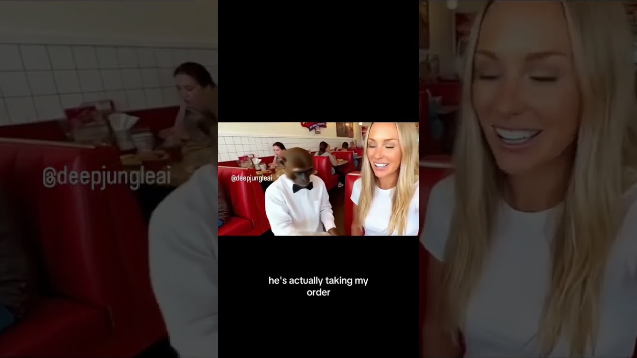 Monkeys Cooking &Serving food Wait What !!!