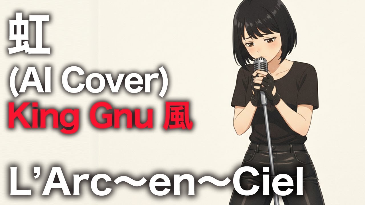 【King Gnu風】虹  |  L'Arc〜en〜Ciel (女性Vo AI Cover)