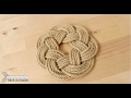 Round rope mat- rope hot pad