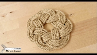 Round rope mat- rope hot pad