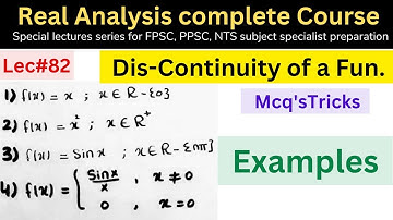 How to find Discontinuity of functions #mathematics #ppsc #fpsc #nts #maths #mathstricks #video #PhD