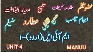 Unit-4|Modern Indian Language Udru-I|Solved Text Questions|Exam Preperations April 2024|