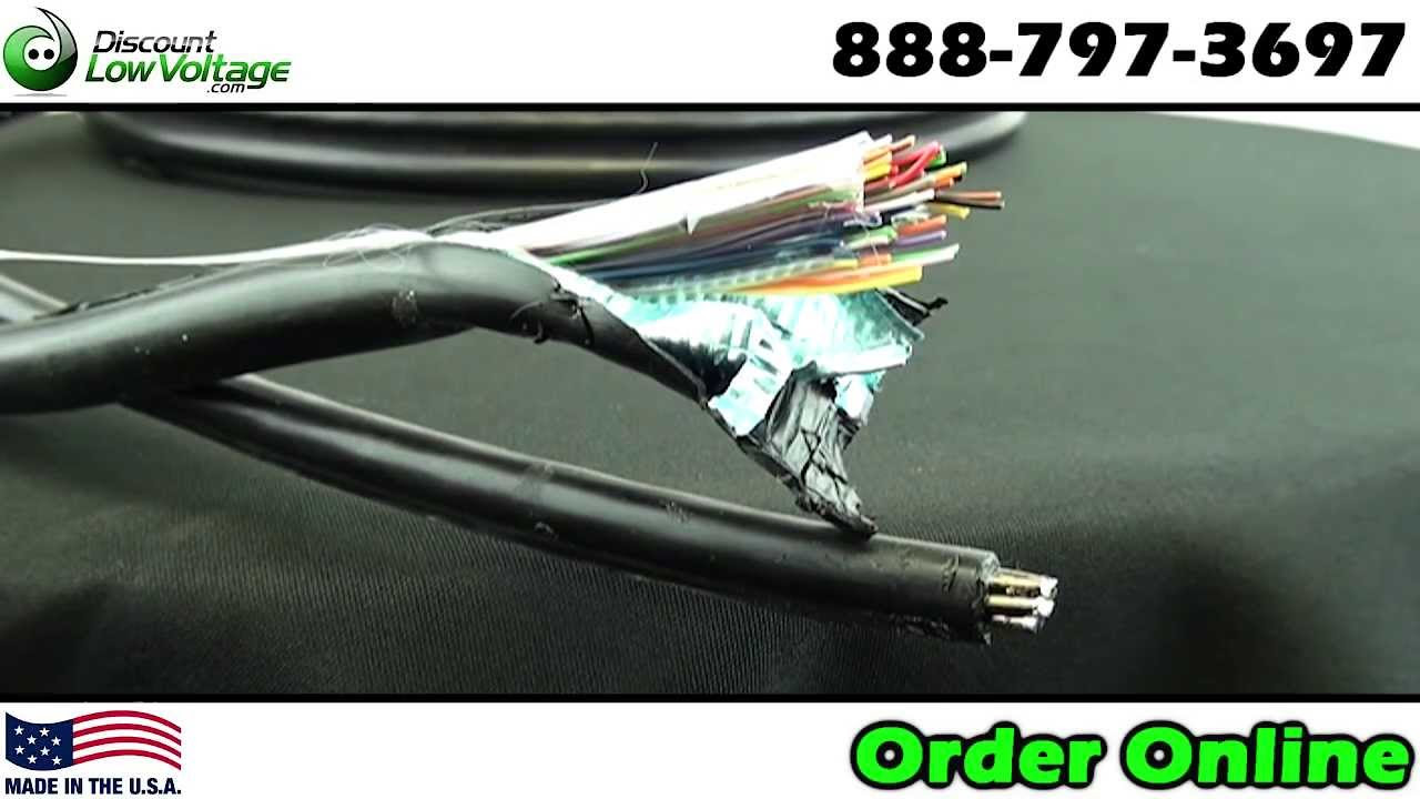 Self supporting aerial telephone cable PE38 Type