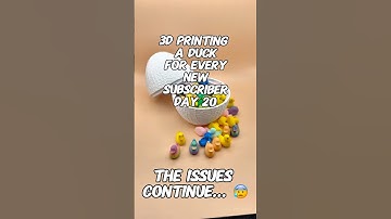 3D Printing a Duck for Every New Subscriber! | Day 20