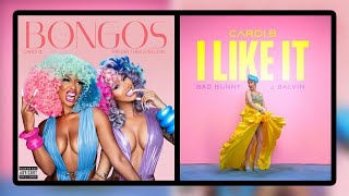 Cardi B, Bad Bunny, J Balvin & Megan Thee Stallion - I Like It / Bongos (Mashup)