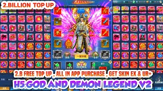 H5 God And Demons Legend V2 - 2.B Free Top Up , ALL In App Purchase , Get Skin EX , UR+ , And More screenshot 4