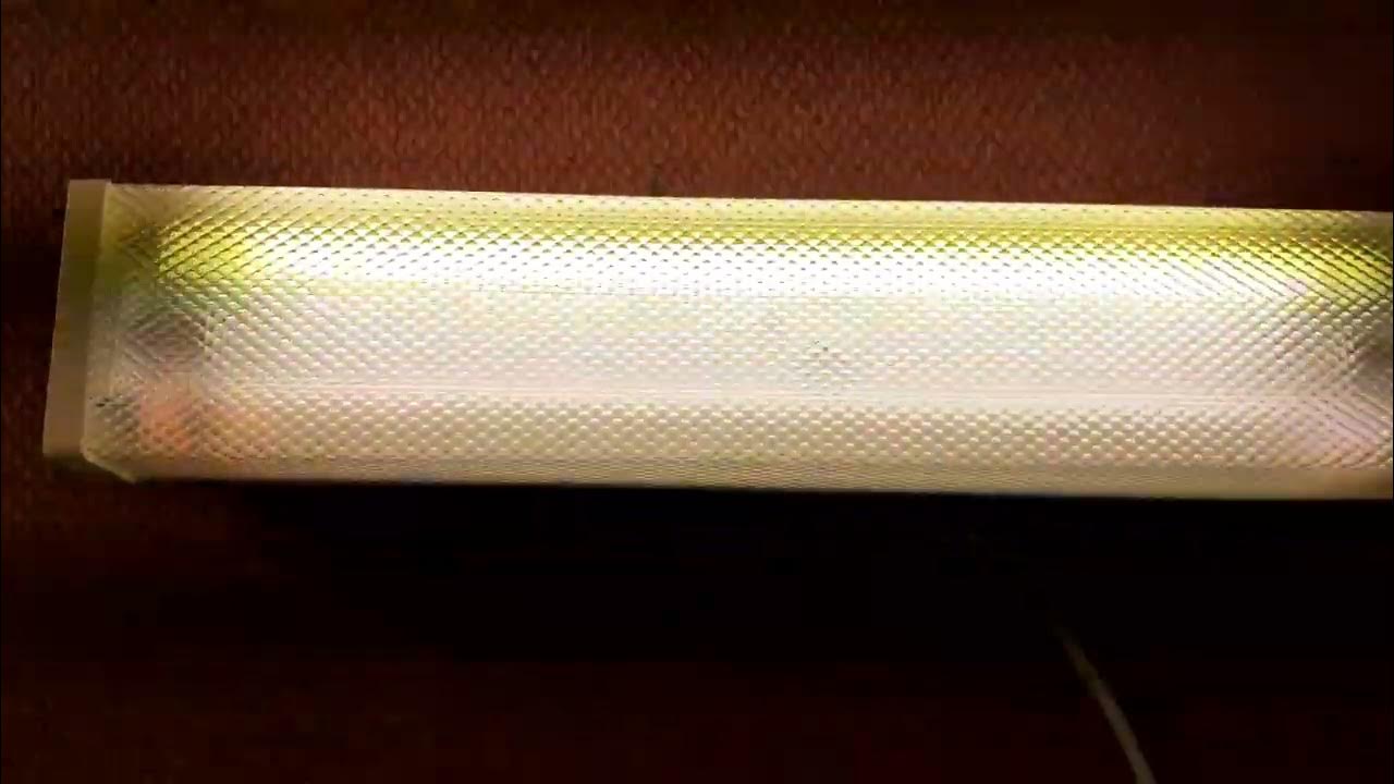 EOL 18w Fluorescent Tube With Prismatic Cover YouTube