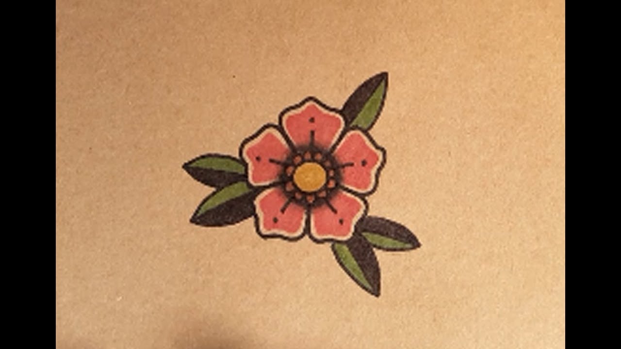 1. Rainbow flower tattoo designs - wide 5