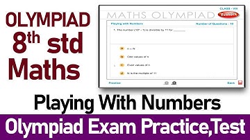 Playing With Numbers | Maths Olympiad 8th Class | Olympiad Exam Preparation | Mathematics