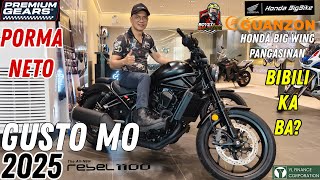 New 2025 Honda Rebel 1100 DCT - NeW Price 665k _ Review Specs Features Bibili ka ba? Installment!