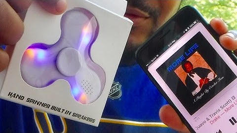 Bluetooth fidget spinner review and unboxing