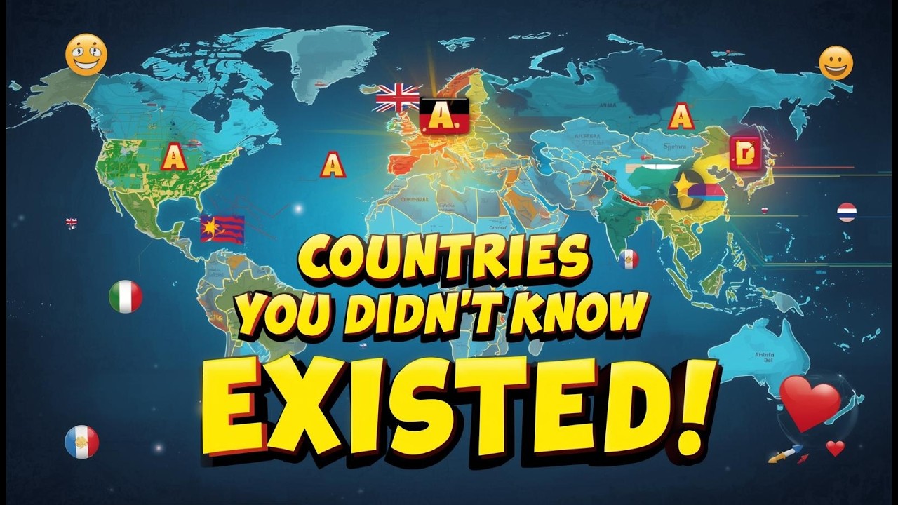 Countries You Didn’t Know Existed! A-L Edition 😲