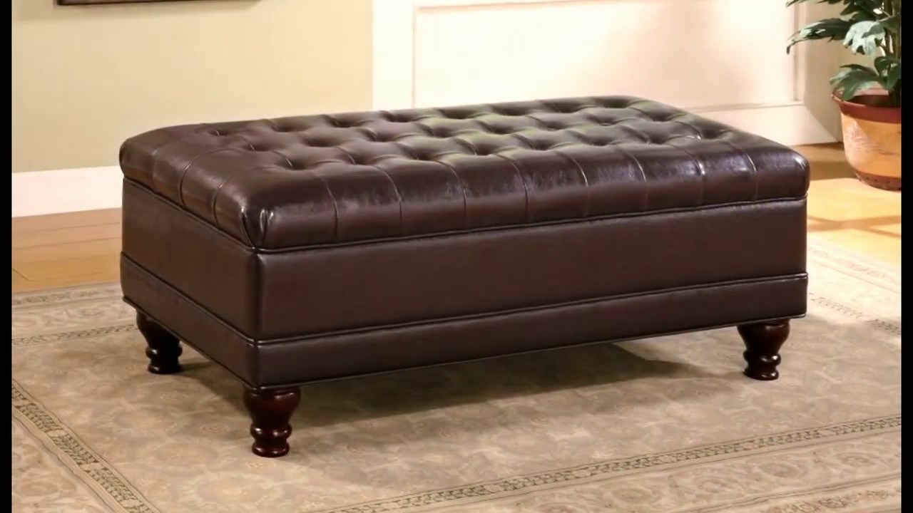 Awesome Leather Coffee Table Ideas