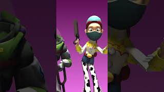 4 Friends (Hospital Outfits)🪖🥺😍💃Toy Story 5 vs Kpop Demon Hunters #gmod #trending #shorts
