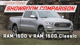 2020 RAM 1500 v 2020 RAM 1500 Classic | MotorWeek Showroom Comparison