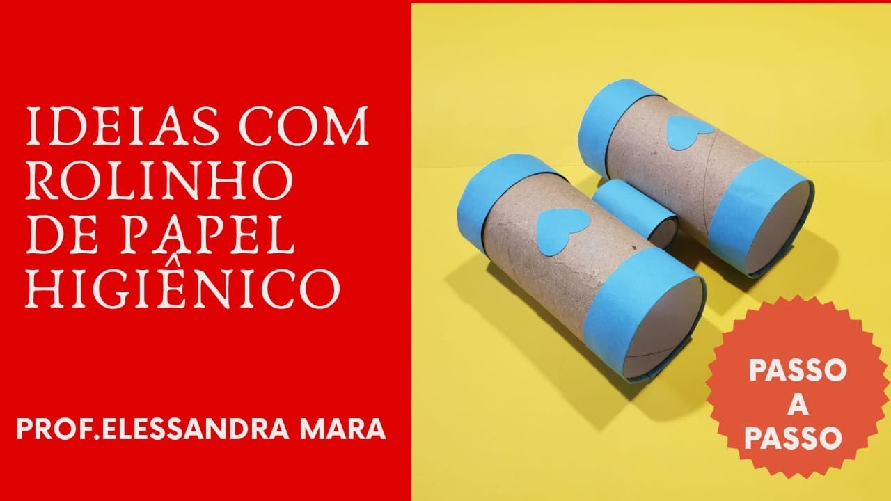 ❤️Как сделать бинокль из рулона туалетной бумаги - Проф. Элессандра Мара - Элессандра Мара