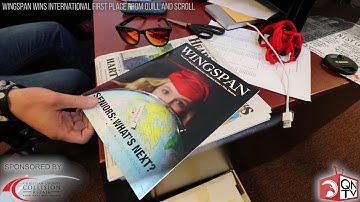 Wingspan Wins International First Place From Quill and Scroll, QuickNews TV, 2017