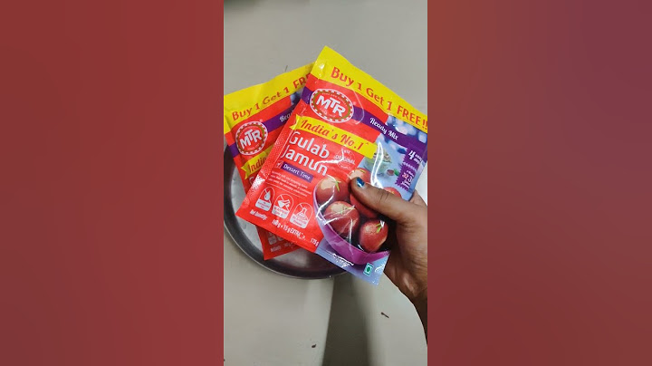 Process of Preparing #gulabjamun with Ready mix MTR..easy to prepare