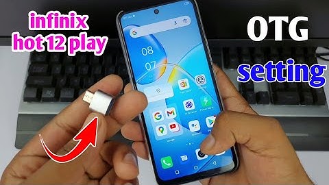 infinix hot 12 play me otg connect kaise kare | infinix hot 12 play OTG setting